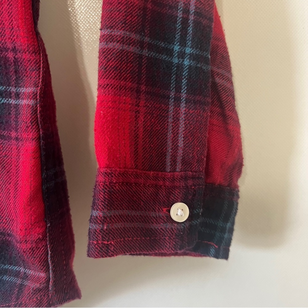 Abercrombie Kids Flannel Button Up Shirt, Sz 5/6 - Picture 5 of 7